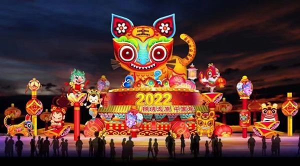 2022年太原古县城花灯会将于明年1月25日正式开幕