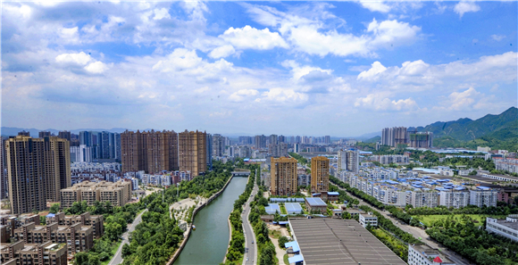 璧山城区。璧山区委宣传部供图 华龙网-新重庆客户端发