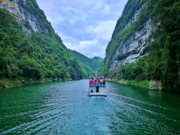 神龟峡。黔江旅投供图 华龙网发