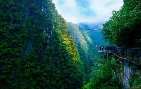黔江城市大峡谷。黔江旅投供图 华龙网发